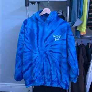 blue TYE DYE bmx goodie